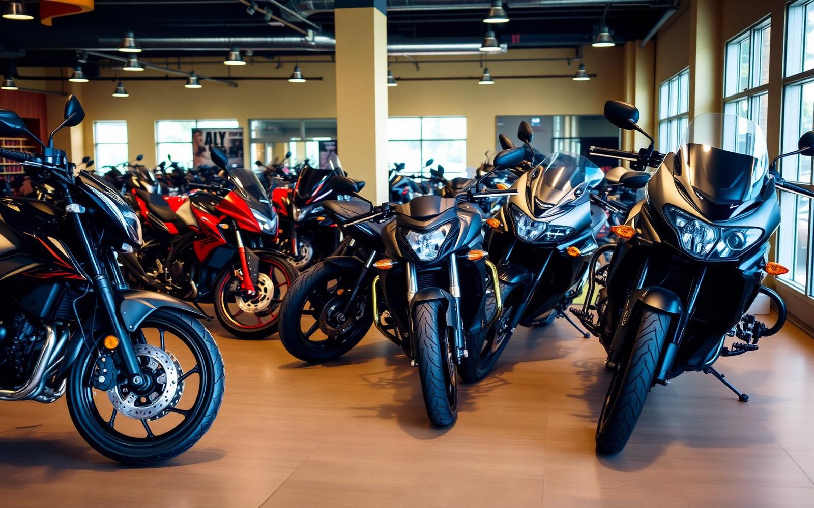 M S Motors showroom interior